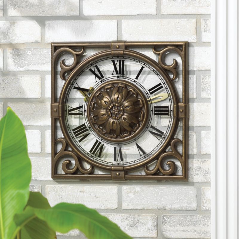 Whitehall French Bronze Irongate Clock