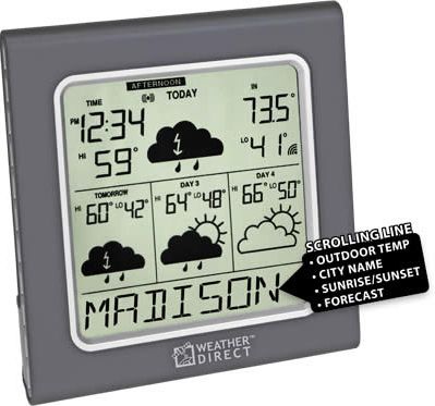 La Crosse WD-3105U Internet Wireless Forecaster