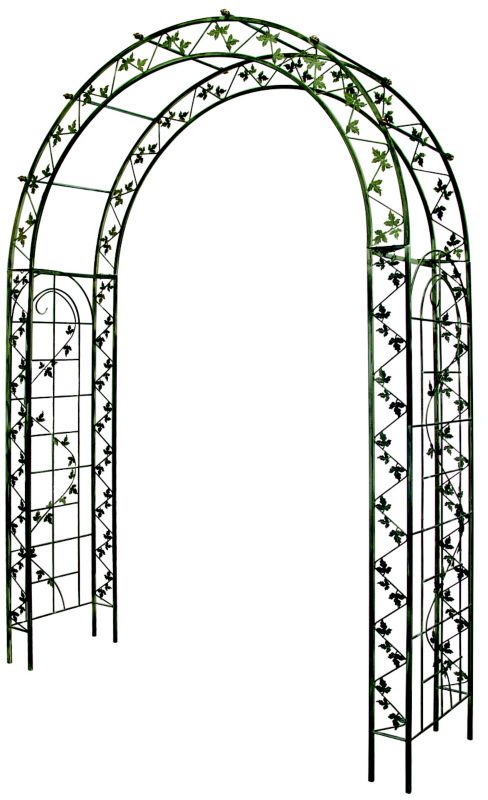 Austram Crescent Iron Arch Arbor