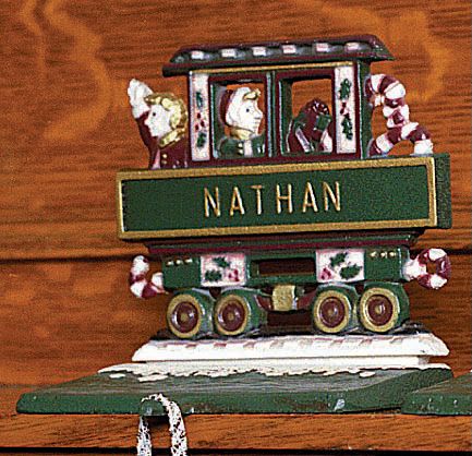 Whitehall Gift Box Caboose Stocking Holder