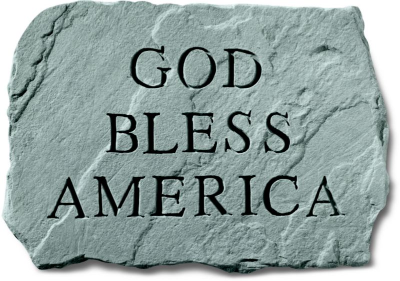 Kay Berry God Bless America Stone