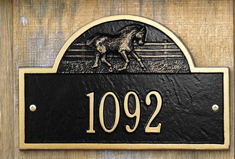 Ranch Stall Arch Marker-One Line