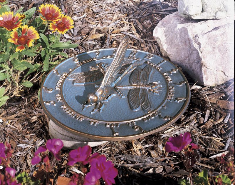 Whitehall Dragonfly Sundial French Bronze