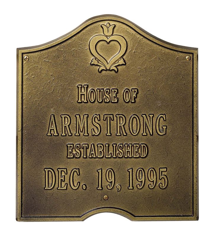 Whitehall Heart Wedding Plaque