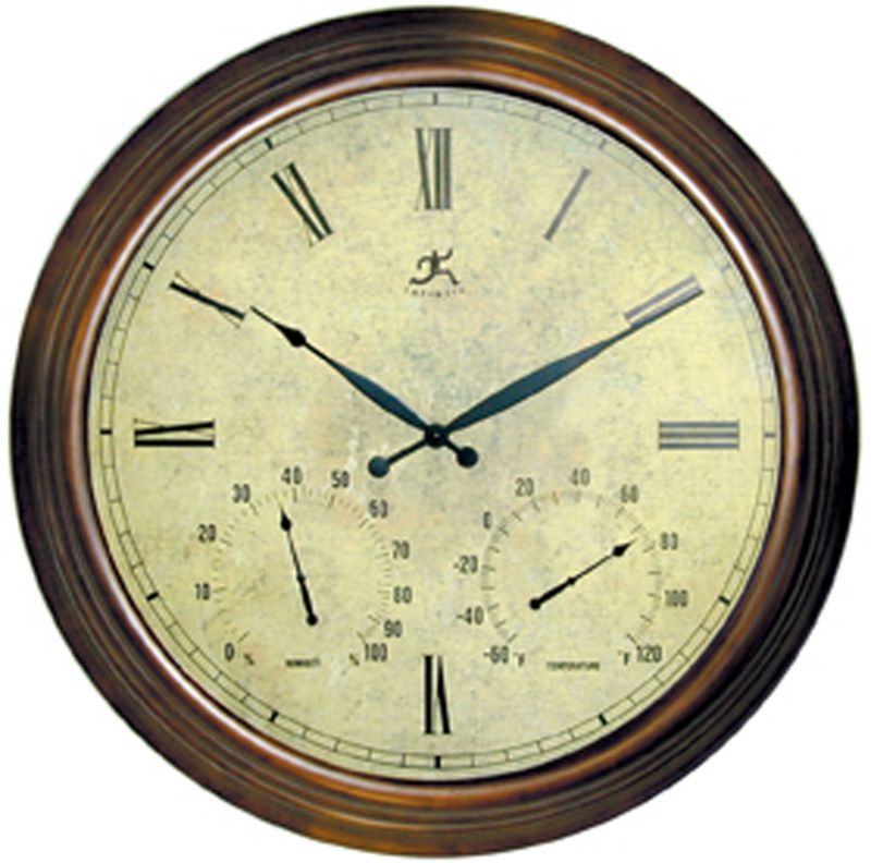 Traditional Rust Outdoor Clock 24inch