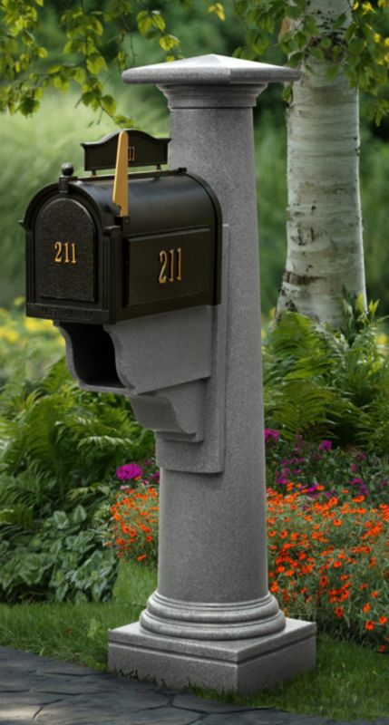 Statesville Mailbox Post