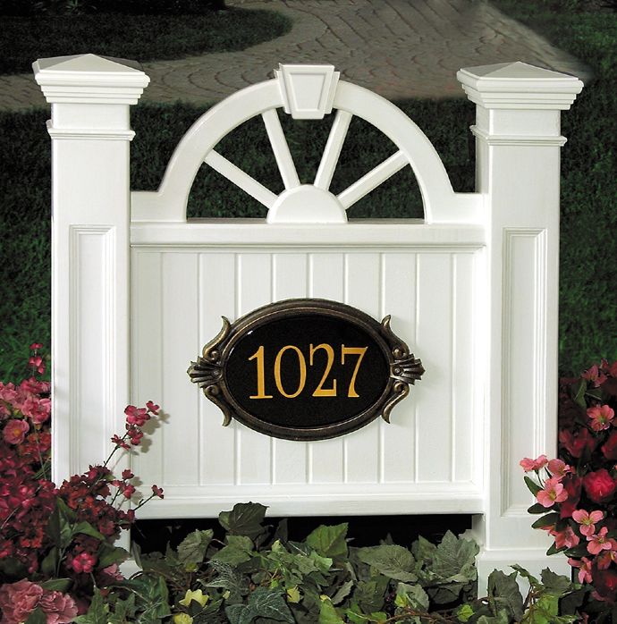 Winchester Address Sign