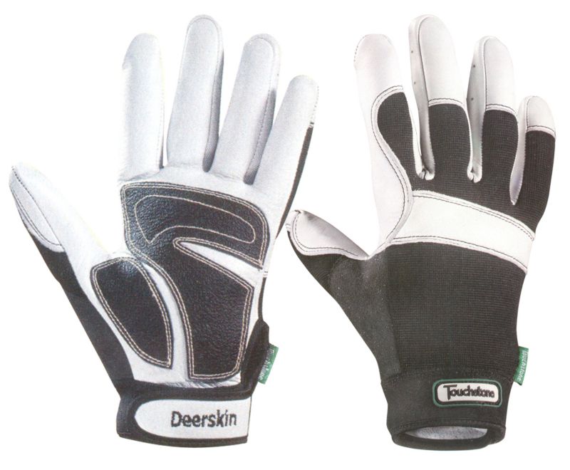Deer Skin Form Fitting Work Glove Large