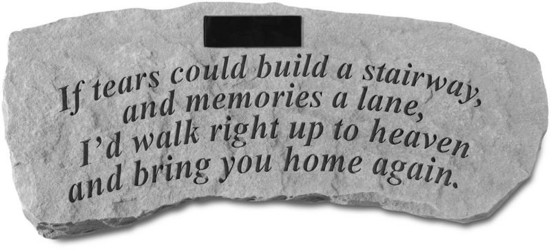 If Tears Personalized Bench