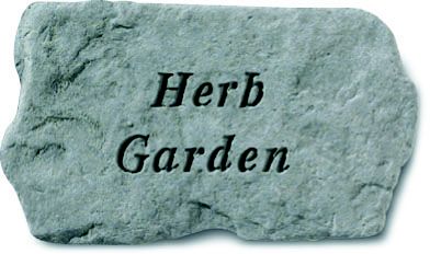 Herb Garden Accent Rock