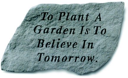 To Plant a Garden Accent Rock