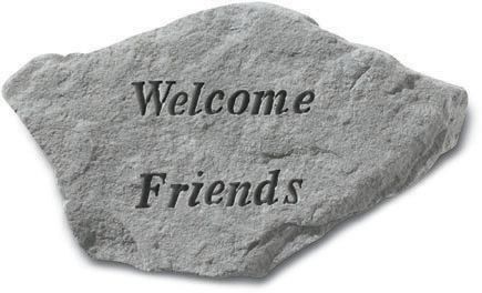 Welcome Friends Accent Rock