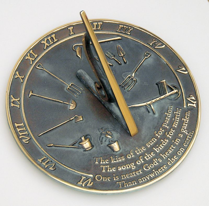 Kiss of the Sun Brass Sundial