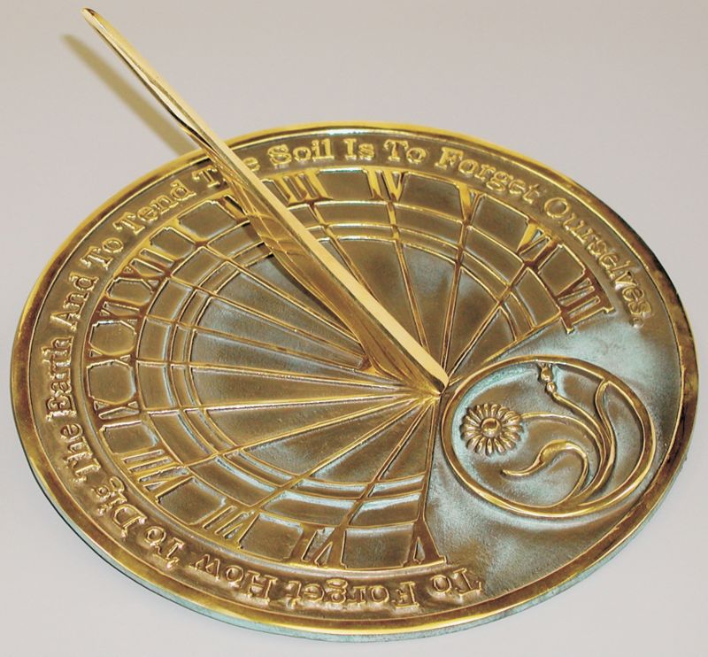 Gardeners Reflection Sundial