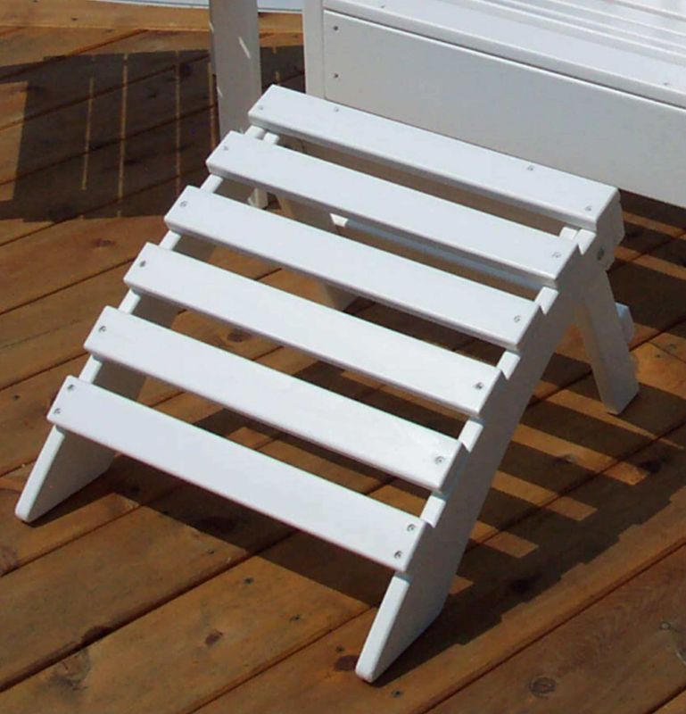 Adirondack Ottoman Blue