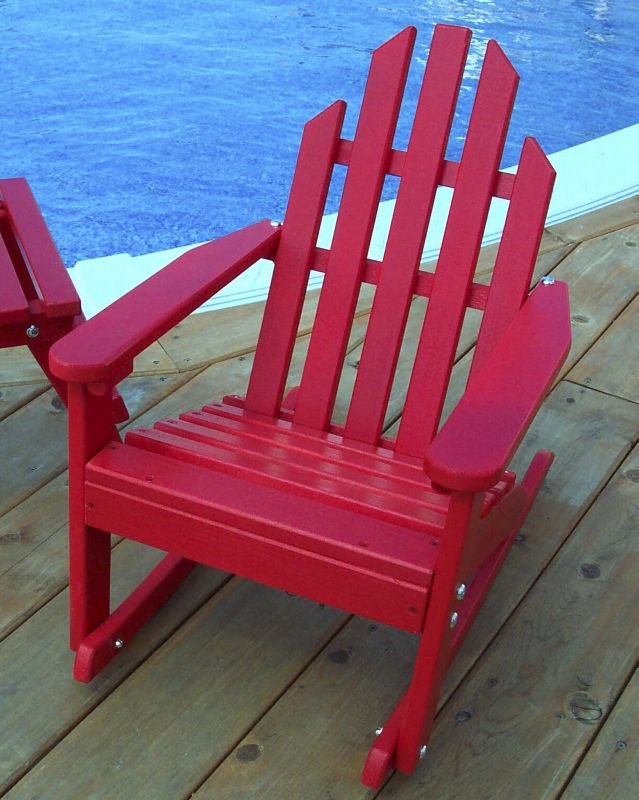 Kiddie Adirondack Rocking Chair