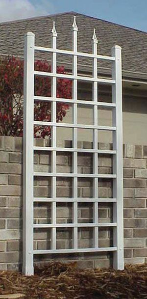 Dura-Trel Camelot Vinyl Wall Trellis Mocha