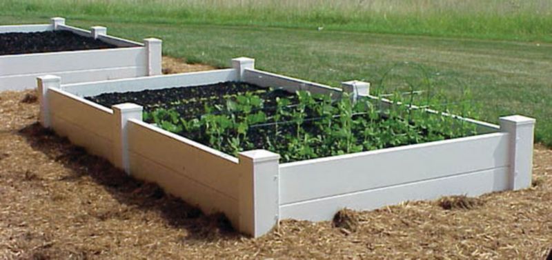 Raised Planter Bed/Sandbox 4ft x 8ft x 11in