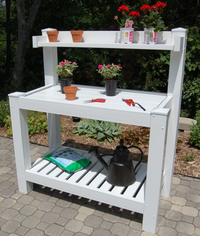 Hillcrest Vinyl Potting Bench