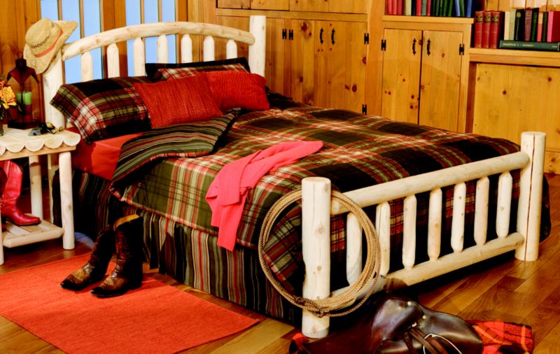 King Arched Headboard Bed