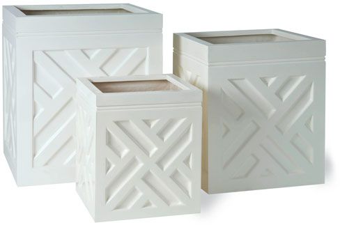 Chippendale Fiberglass Planter