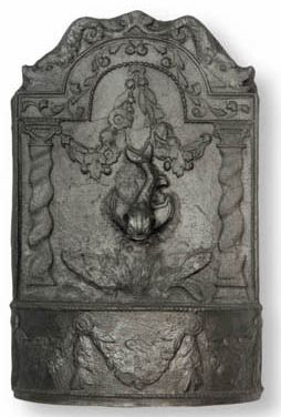 Dolphin Fountain in Faux Lead Finish