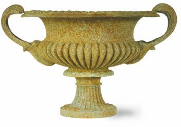 French Tazza Urn In Bronzage Finish
