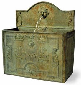 George and Dragon Tank w/ Fountain Aged Bronze