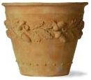 OakLeaf TerraCotta Finish Fiberglass Planter