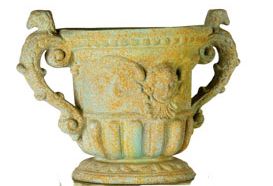 Queen Ann Urn in Bronzage Finish