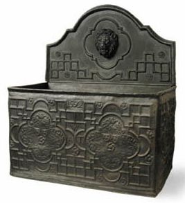XL James II Tank and Fountain in Faux Lead Finish