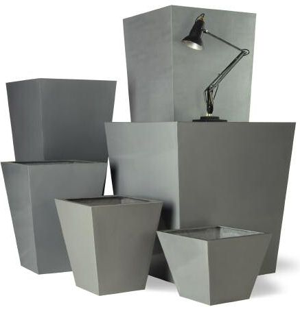 X-Large Geo Tapered Square Pots