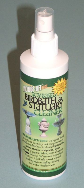 8 oz Soy-Based Bird Bath & Statuary Cleaner
