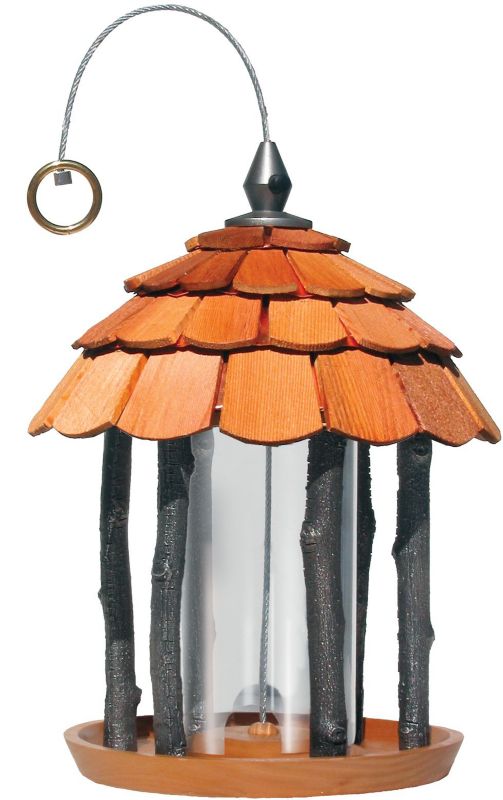 Wood Bird Feeder