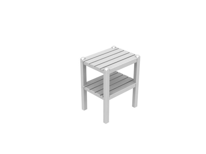 Polywood Two Shelf Side Table