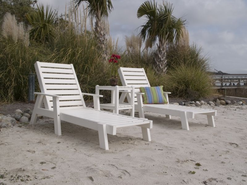 Polywood Captain Chaise lounge With Arms