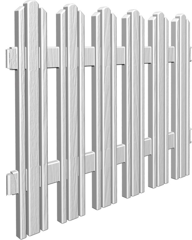 Dackers Adirondack Sytle Resin Fence