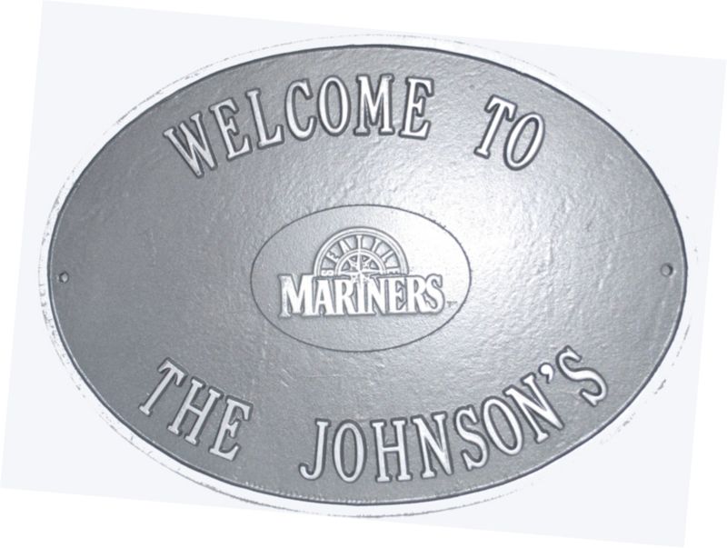 MLB Welcome Oval Plaque San Diego Padres BG