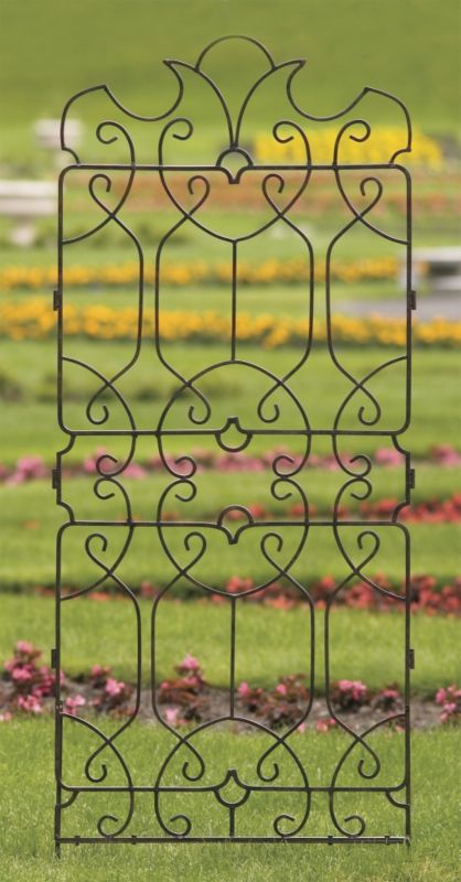 H. Potter Classic Ornamental Metal Garden Trellis