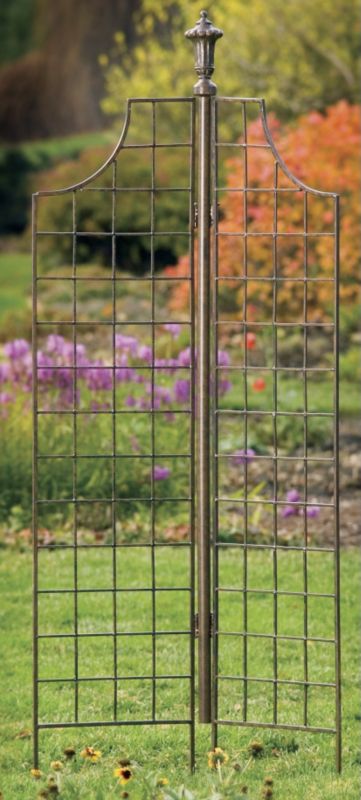 H. Potter Two Panel Metal Garden Screen
