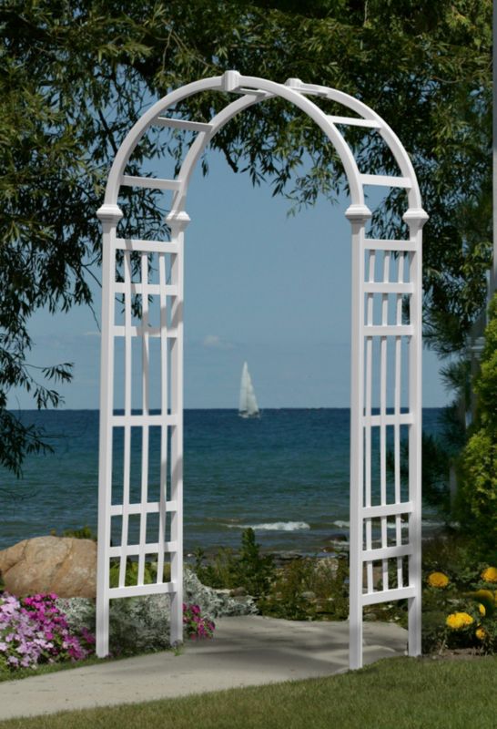 Eden Arbors Athens Vinyl Arch Arbor