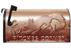 Fox Copper Mailbox