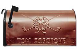 Golf Crest Copper Mailbox
