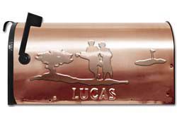 Golfers Copper Mailbox