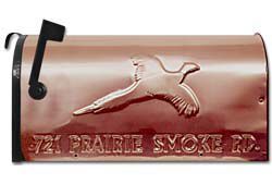 Pheasant Copper Mailbox