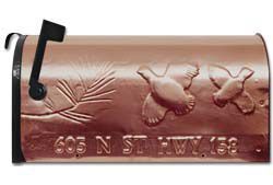 Quail Copper Mailbox