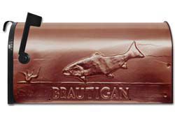 Trout Copper Mailbox
