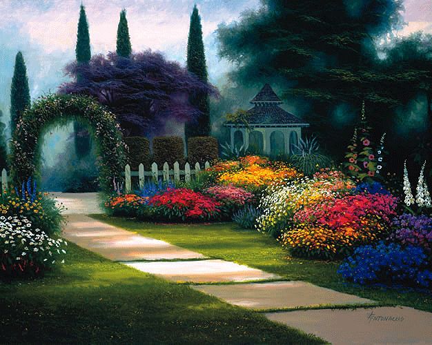 Garden Arbor 24 X 20 Weatherproof Art