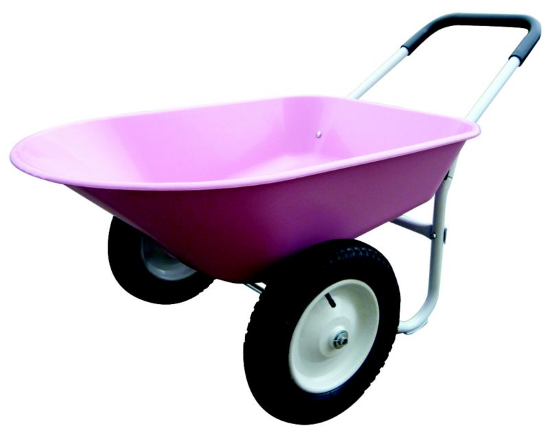 Pink Barrow 5 cu ft Residential Wheelbarrow