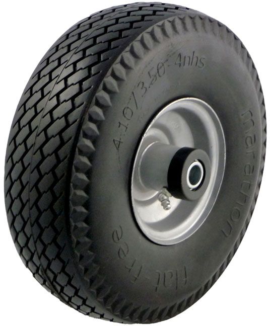 10in Hand Truck Tire Offset Hub .625 Bearing